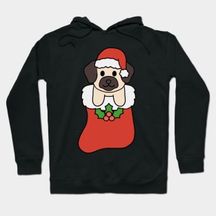 Christmas Pug Stocking Hoodie